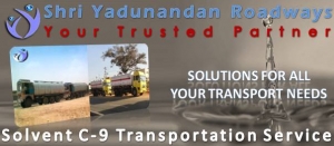 Service Provider of Solvent C-9 Transportation Service Gandhidham Gujarat 